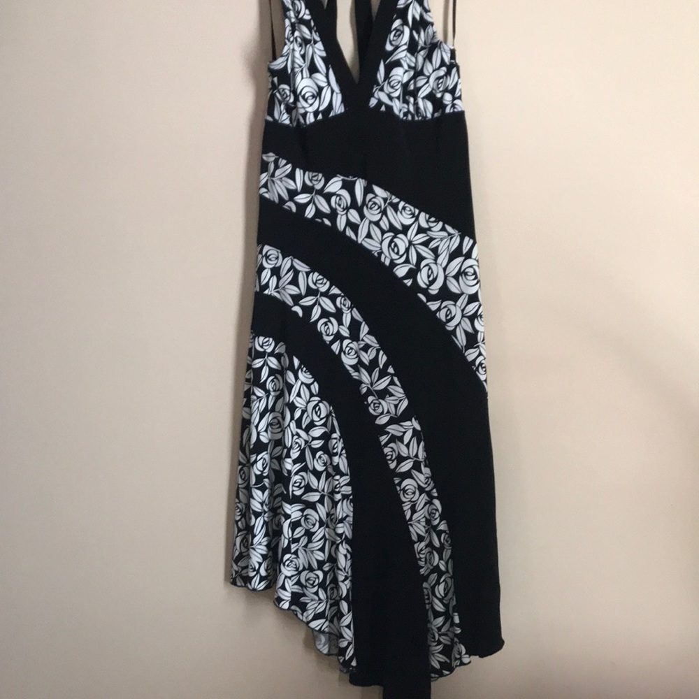Candies Halter Neck Open Back Asymmetrical Dress